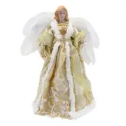 White & Gold Angel Tree Topper