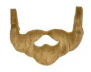 Brown Redneck Beard with Mustache & Sideburns Costume Accessory