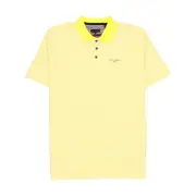 Ted Baker Golf SandPit Mens Mini Geo Print Polo Shirt (XLarge, Yellow) $149