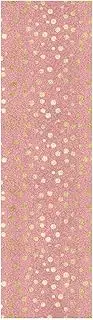 Amooorous Rose Gold Dots longboards Grip Tape Anti-Tearing Scooter Grips Tape Bubble Free Grip Tape Cruiser Board 33×9 Inch