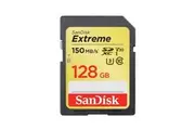 SANDISK 128GB Extreme SD UHS-I Memory Card 150MB/s Full HD & 4K UHD Class 30 Speed Shock Proof Temperature Proof Water Proof X-ray Proof Digital Camer