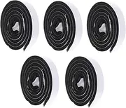 SHINEOFI 5 Sets Soundproof Adhesive Door Windproof Seal Strip Weatherproof Weather Stripping for Windows Easy to Use Insulation Tape for Sliding Doors and Strong Adhesive Noise Reduction