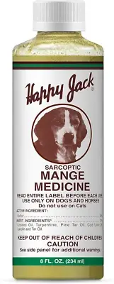 HAPPY JACK Mange Medicine & Mange Treatment for Dogs & Horses - Brings Soothi...