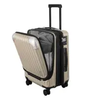 Level 8 Level8 Grace EXT Carry-On 20” Hard shell Suitcase Luggage Champagne