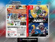 Super Mario Odyssey - Custom Cover/Game Case (Switch, 2017) - NO GAME INCL