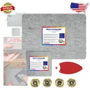 24''x17'' + 10''x10'' Wool Ironing Mat for Quilting and Sewing Projects