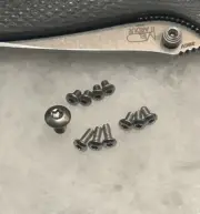 Stainless Screws For Benchmade Mini Griptilian 555-1 and 556-1 Knife G10 Handle