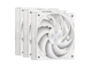 PCCOOLER CPS F5 R120 WH 3IN1 High-Performance 120mm Case Fans, 4-Pin PWM Silent