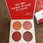 BH Cosmetics Miss Claus Bad & Bougie Blush Quad Palette New!