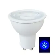 LED Globe GU10 5W 240V Plastic Blue - GU10B01A