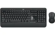 Logitech Wireless Keyboard & Mouse Combo, MK540, Black, USB Receiver, (combo powered by 3x AA, included) Limited Stock 920-008682
