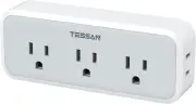 Multi Plug Outlet Extender, Surge Protector Wall Plug Splitter with 5 Electrica