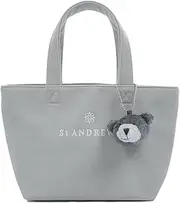 St Andrews 042-5981321 020_Gray FR Continuing Classic Cart Bag [Teddy Bear Series] (with Bear Charm) / Golf Round, 020_Grey, FR