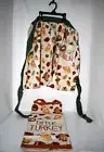 Mud Pie Mom and Me Thanksgiving Apron Set #10820029 NWT