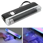 Light Handheld Battery Blacklight UV Portable Ultraviolet Lamp Money Detector