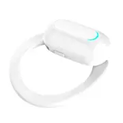 Wireless intelligent single ear earbuds with stereo-white