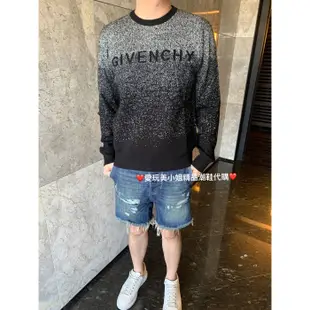 Givenchy 星空 漸層 男裝 針織 衫 男女同款 衣服有銀蔥 點綴 質感超好 實品真的超好看😍😍