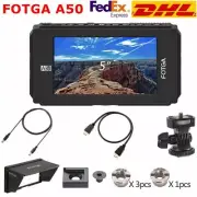 FOTGA DP500IIIS A50 5" Video Monitor HDMI Touch 4K for Blackmagic F970 A7 GH5 UK