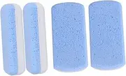 Vaguelly 4Pcs Coarse Foot Exfoliators Dual Color Callus Removers for Pedicure Care Dead Skin Removal Foot File for High Heel Wearers and Long Walks