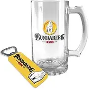 Bundy Bundaberg Rum Stein Glass and Bottle Opener