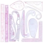 Soft French Curve Ruler Kit Patchwork Ruler Measure Dressmaking Drawing Template