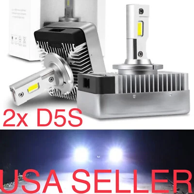 2x NEW D5S LED Headlight lights Bulbs 6000K replacement 4 osram audi 6 8w0941235 (for: Audi)