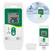 USB Temperature Humidity Data Logger Digital over Temp Alarm Temperature Data Lo