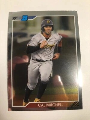 2020 Bowman Heritage Chrome Prospects Cal Mitchell Pirates 92CPSWG