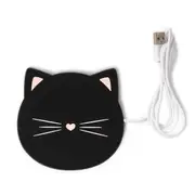 Legami 10cm Warm It Up USB Coffee Mug/Cup Drink Warmer Heating Plate Coaster Cat