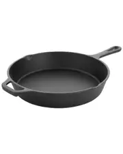 MegaChef 10in Round Preseasoned Cast Iron Frying Pan