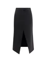 [Alexander Mcqueen] Alexander Mcqueen-Midi Wool Skirt-Donna 42