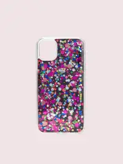 collage liquid glitter iphone 11 pro case