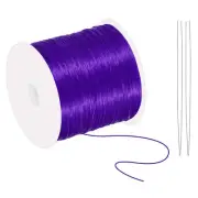 131-Yard Stretchy Bracelet String 0.8 mm Elastic String for Bracelets, Purple