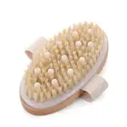 Massage Body Brush or Dry Brushing Body Exfoliating Bath Brush Natural O2N6