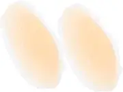 [LIFKOME] 1 Pair Breathable Silicone Latex Patch Bra Reusable Strapless Bra for Women Double Sided Sticky Bra Clear Bra Straps Breastfeeding Pads Reusable Pads Nail Stickers