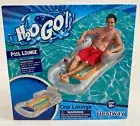 H2O GO Bestway Lounge Chair Mat Pool Water Float Toy w/Backrest & Cupholder NEW