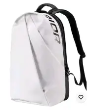 HIMZ WARRIOR Backpack, Laptop Bag for 17" Computer, White/Black New FREE SHIPPIN
