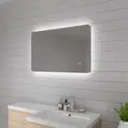 Bathroom LED Illuminated Touch Mirror Wall Mounted Energy Saving 800x500mm