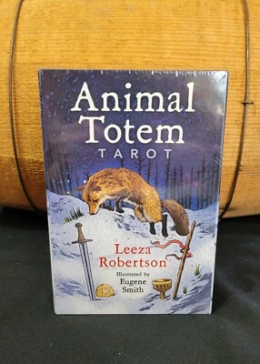 NIB. Animal Totem Tarot cards and book by Leeza Robertson. Brand New Sealed