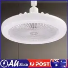 30W Aromatherapy Fan Lamp Dimmable E27 Ceiling Fan Light Remote Control (White)