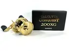SHIMANO Bait Reel 22 CALCUTTA CONQUEST 200XG Right Handle Reel New in Box