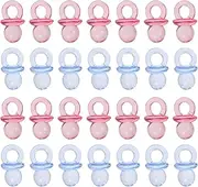 Toddmomy Mini Pacifier Baby Shower Game 100pcs Acrylic Baby Shower Party Favors Sturdy Fade-Resistant