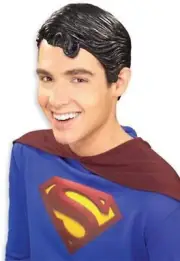 Men's Superman Vinyl Wig