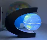 LED Globe Magnetic Levitation Floating Globe Light World Map Rotating Night Lamp