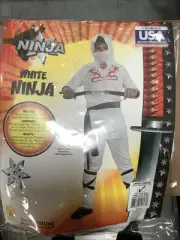 Haunted House Child's White Ninja Costume