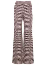 Missoni Space-dyed Stretch-knit Trousers - Black - 50 (UK18 / Xxl) 50 (UK18 / XXL)