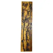 Lichtenberg Fractal Wood Burning Art Cypress Wood Walnut Stain Lightning Bolt