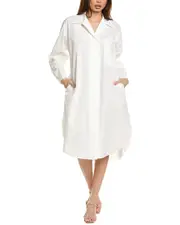 Lafayette 148 New York Blouson Sleeve Duster Dress