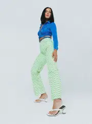 The Ragged Priest Prism Jeans Green