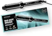 Revamp Progloss Big Hot Brush Offers Volume, Softness and Radiance; Ultra Fast Warmth, 2 Settings, Easy to Use, Ergonomic Design, Ionic Jet Technology, 3 m Cable and Universal Voltage